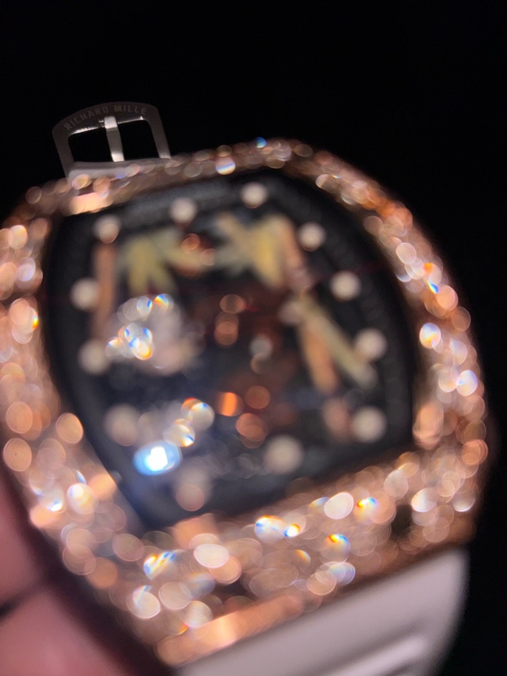 White and Rose Gold Richard Bussdown Watch